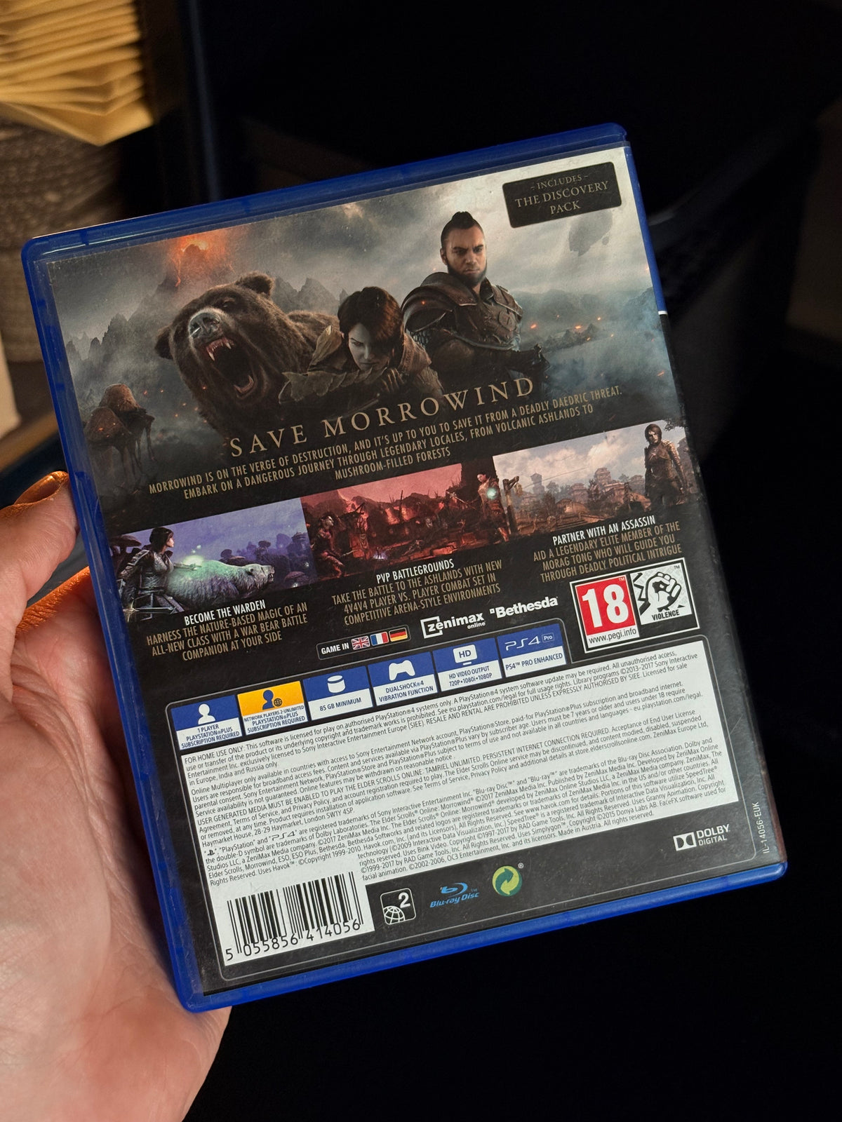 The Elder Scrolls Online: Morrowind Playstation 4