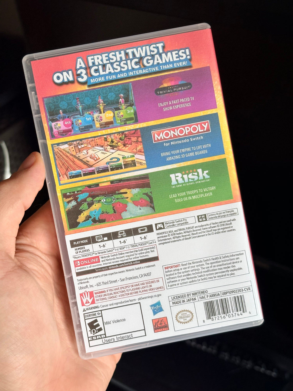 Hasbro Game Night Nintendo Switch