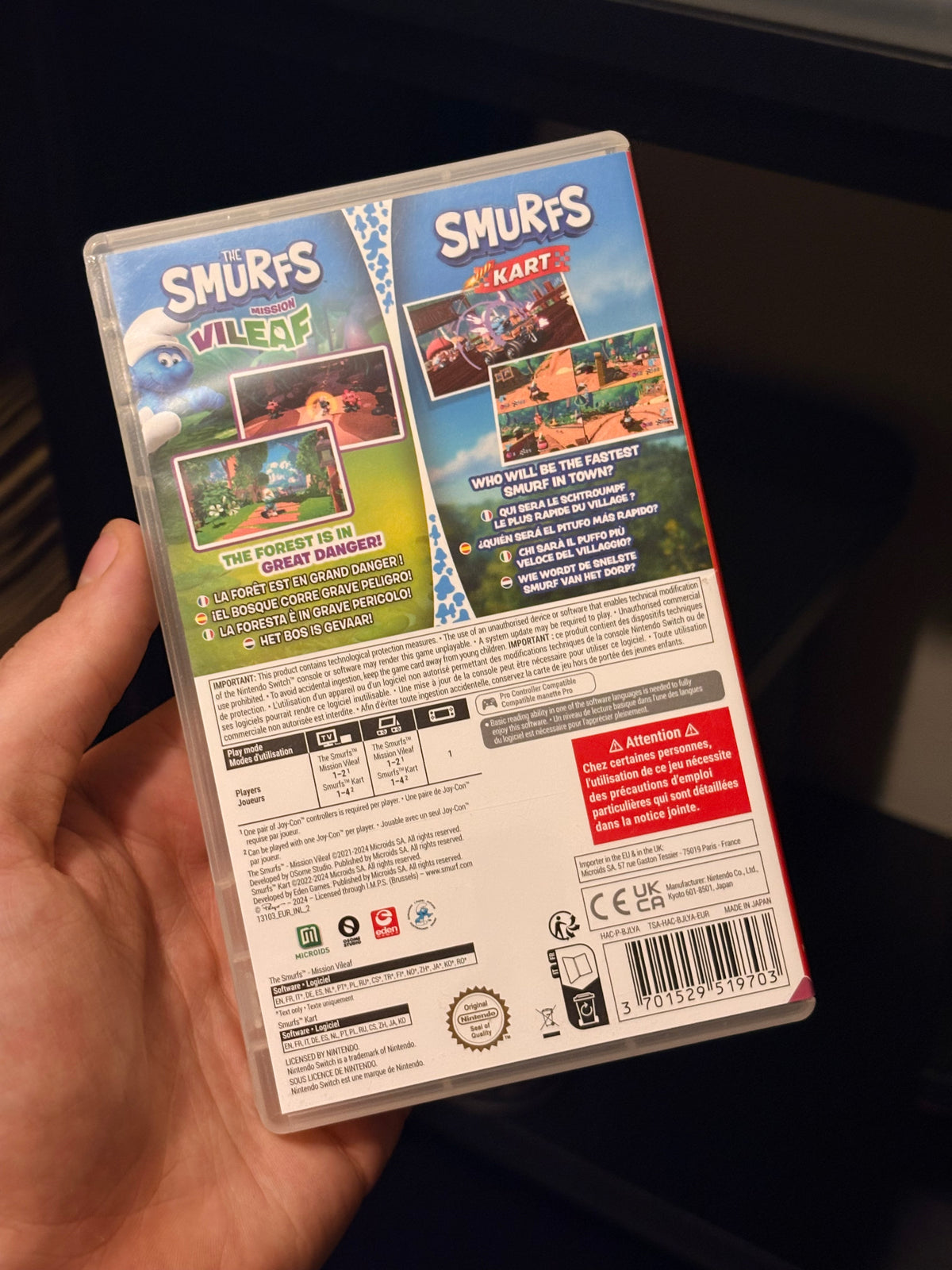 Smurfs 2 in 1 Game Collection - Nintendo Switch
