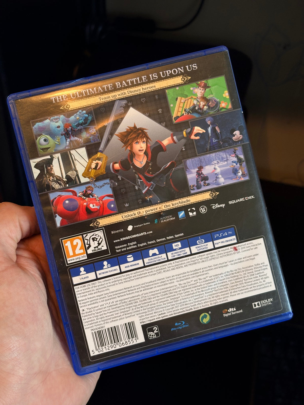 Kingdom Hearts III Playstation 4