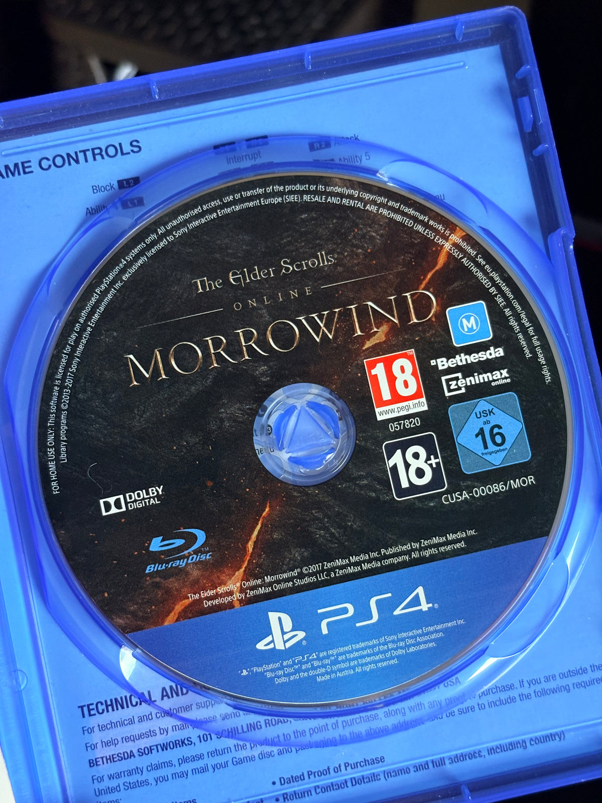 The Elder Scrolls Online: Morrowind Playstation 4