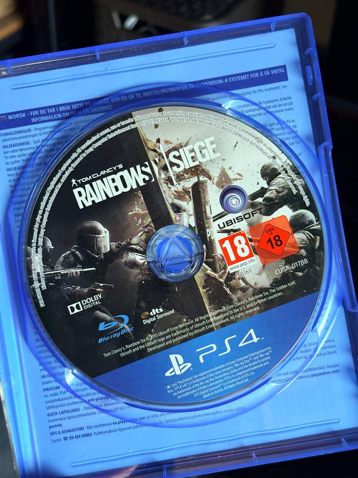 Tom Clancy’s Rainbow Six Siege Playstation 4