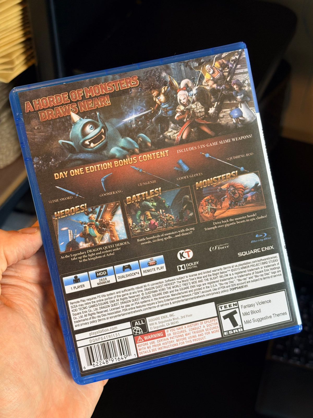 Dragon Quest Heroes Playstation 4