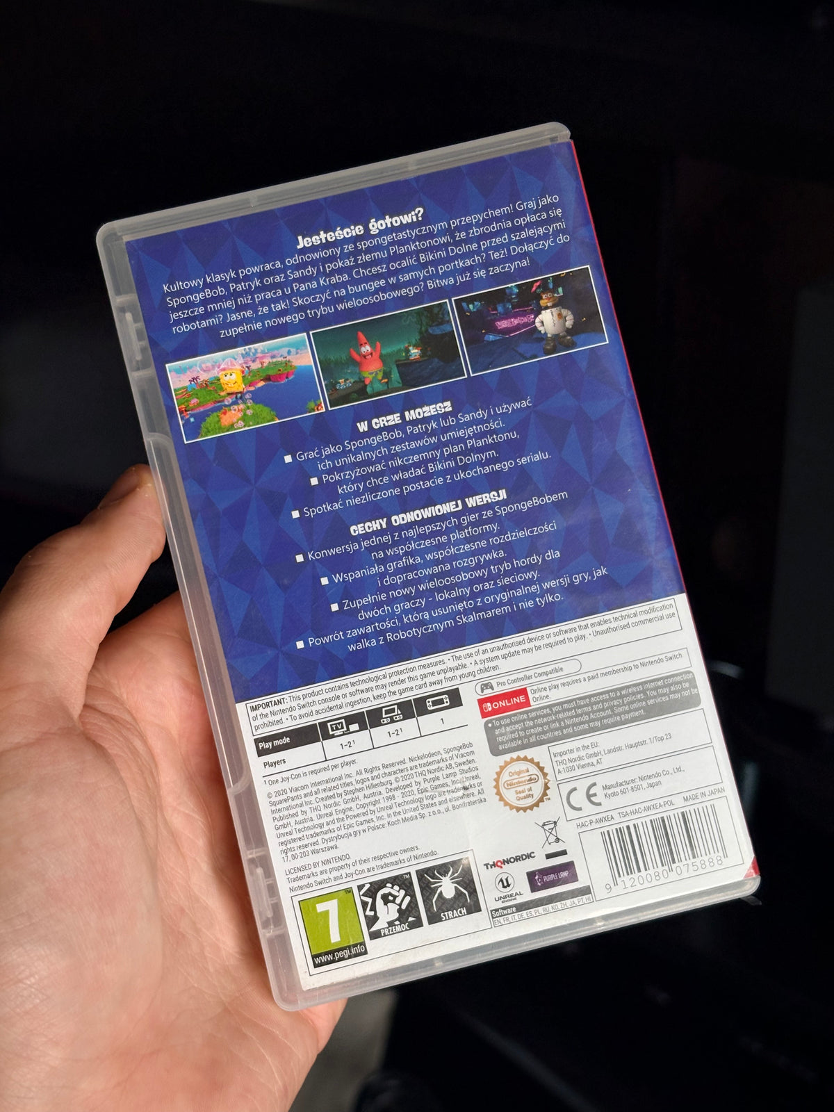 Spongebob Squarepants: Battle for Bikini Bottom Rehydrated Nintendo Switch