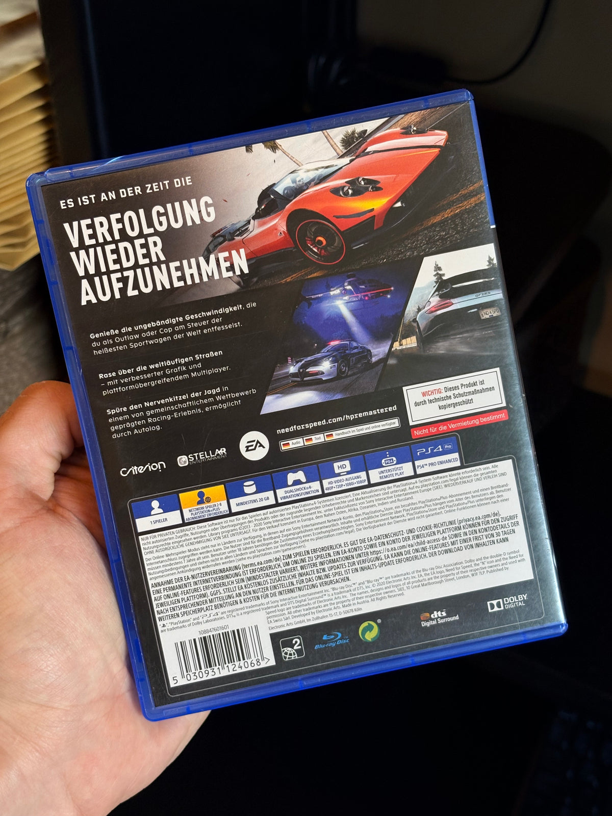 Need for Speed: Hot Pursuit Playstation 4